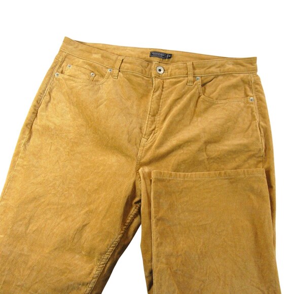 Vineyard Vines Pants - Vineyard Vines Womens Corduroy Pants 34 x 27 Tan Kick Flare Stretch Cotton